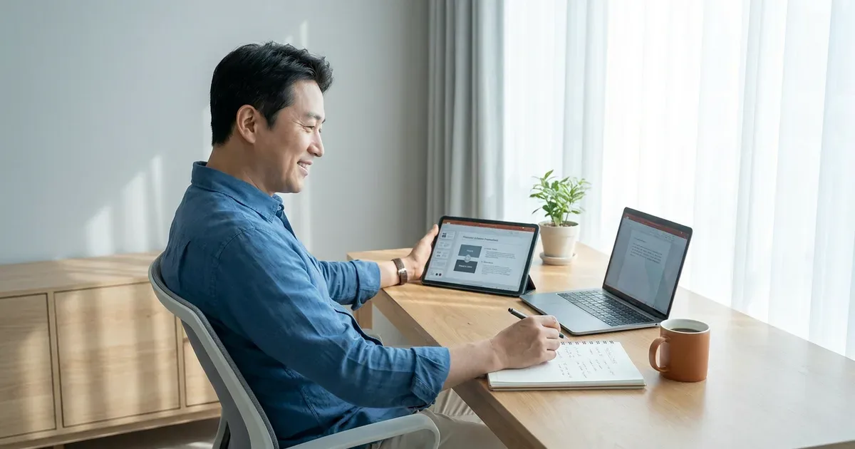 발표문과 발표자료 흐름을 AI로 만드는 법
