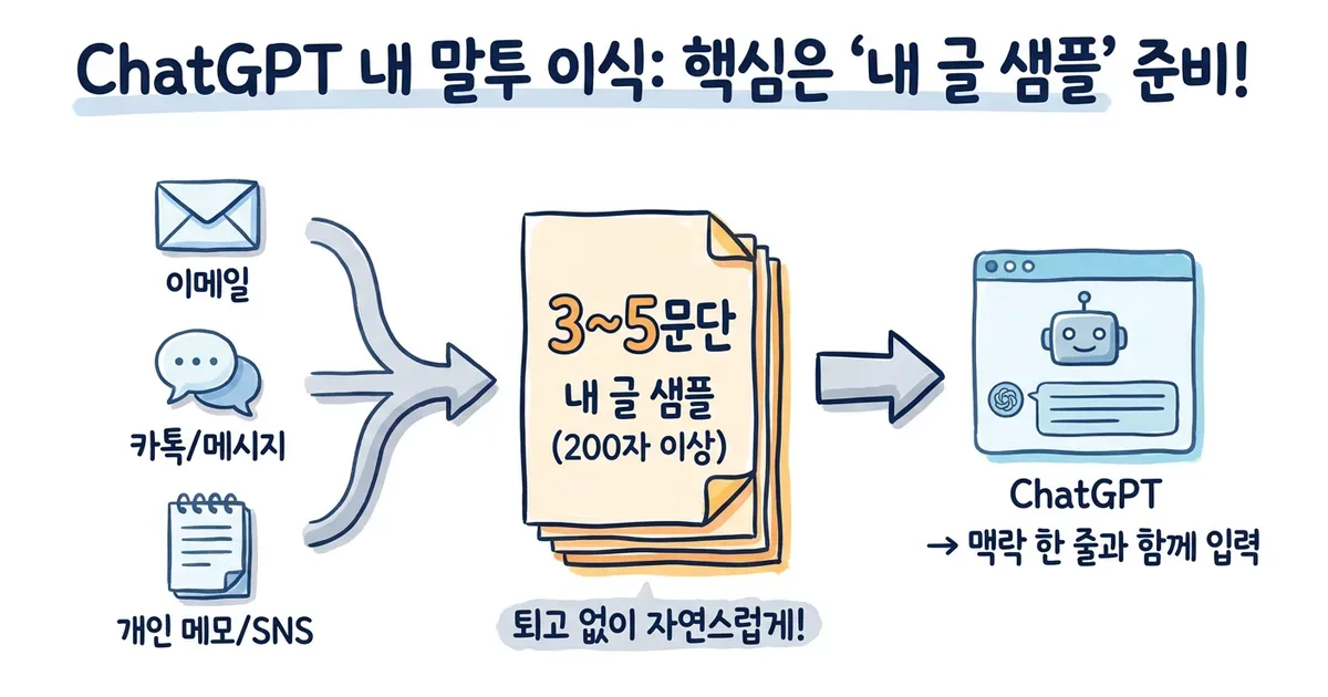 AI 글 냄새를 줄이고 내 말투로 바꾸는 법