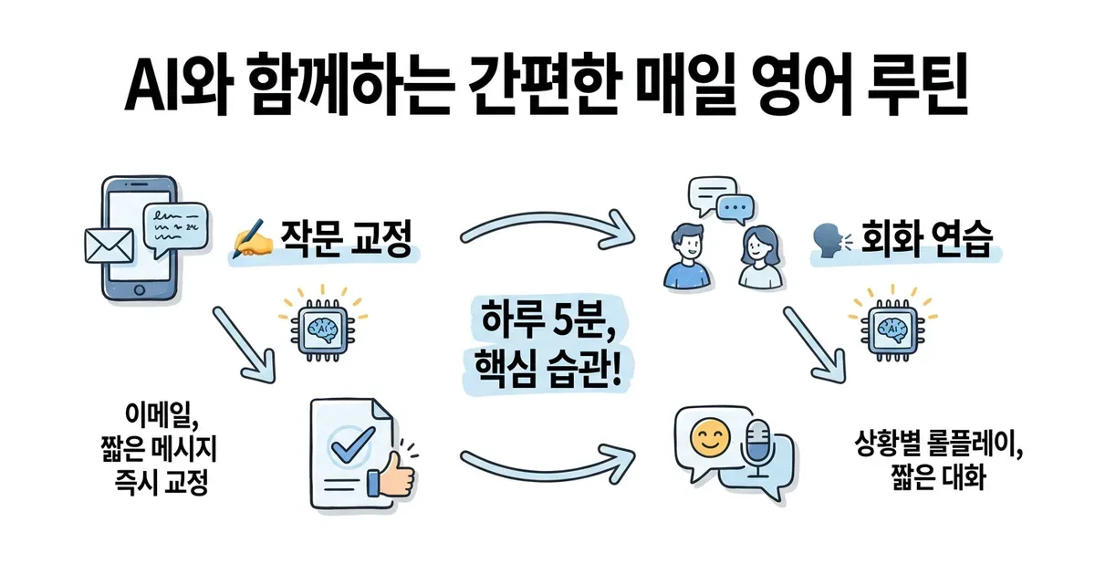 AI로 영어 공부하는 법 — 회화·작문·문법 실전