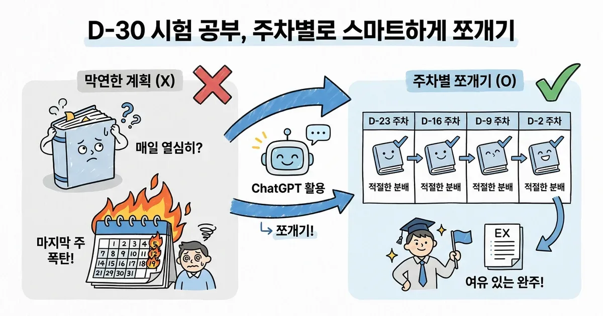 일정표·할 일 목록·공부 계획표를 AI와 만드는 법