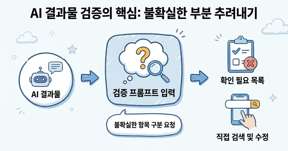 AI 결과물을 검증하고 내 것으로 바꾸는 법