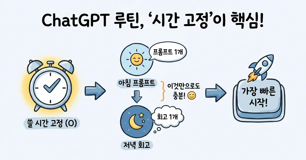 나만의 AI 루틴 만들기 — 매일 쓰는 사람으로 넘어가기