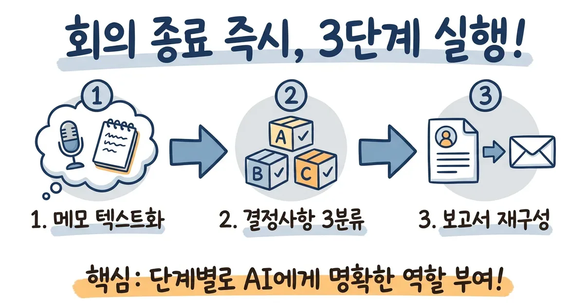 회의록·메모를 보고서로 바꾸는 법