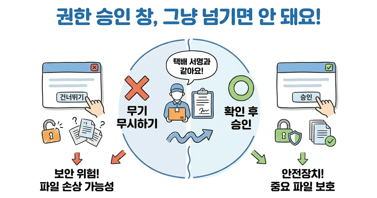 AI 초보를 위한 클로드 코드 권한 설정 — 승인 창과 위험 명령 차단 (5편)