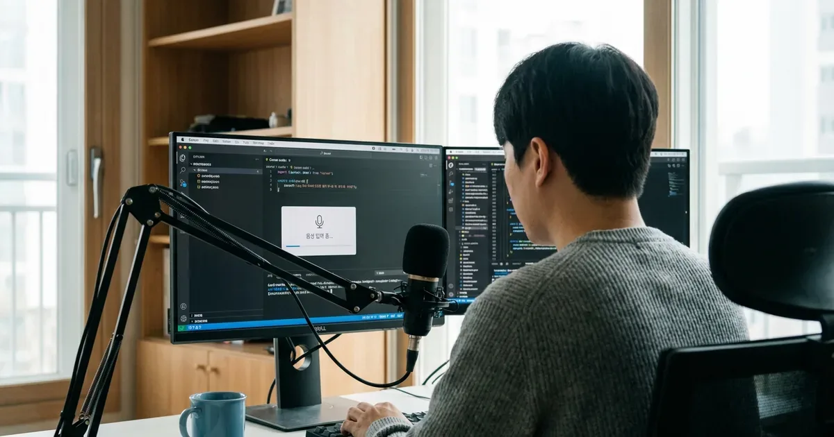 Cursor 코드 에디터 음성 프롬프트 입력 사용법