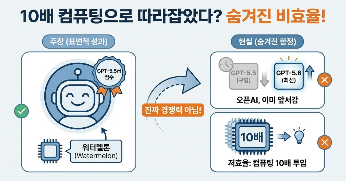 Meta Watermelon vs GPT-5.5 AI 모델 비교 분석