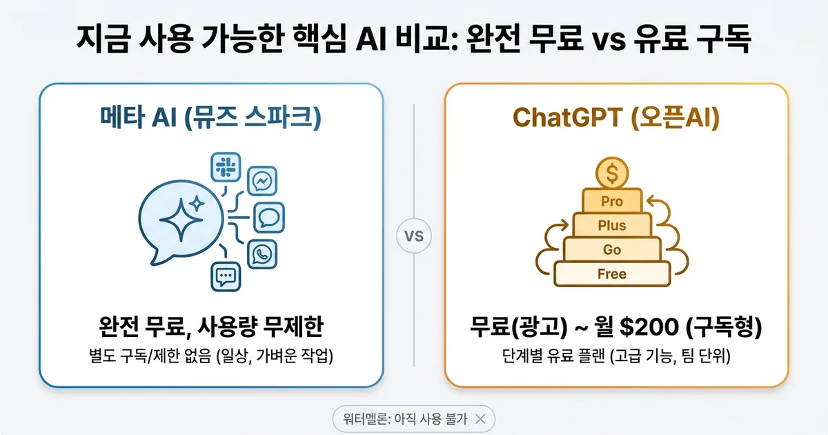 Meta Watermelon vs GPT-5.5 AI 모델 비교 분석